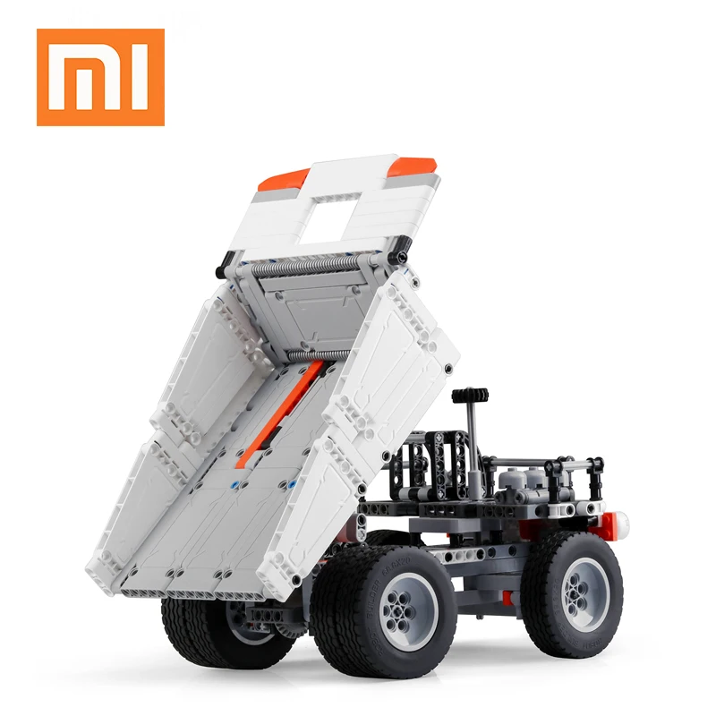 

Original Xiaomi Mitu Block Robot Mine Truck Steering Wheel Home Smart Remote Control Mitu Robot Puzzle Toy for Children Kids
