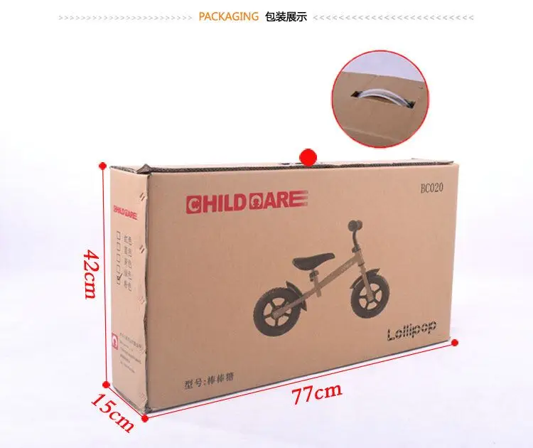 Flash Deal Hot Sales 12 inch Balance Bike Plastic Wheel Red Blue Yellow Pink Green Kid Bicycle High Quality Steel Frame for children 5