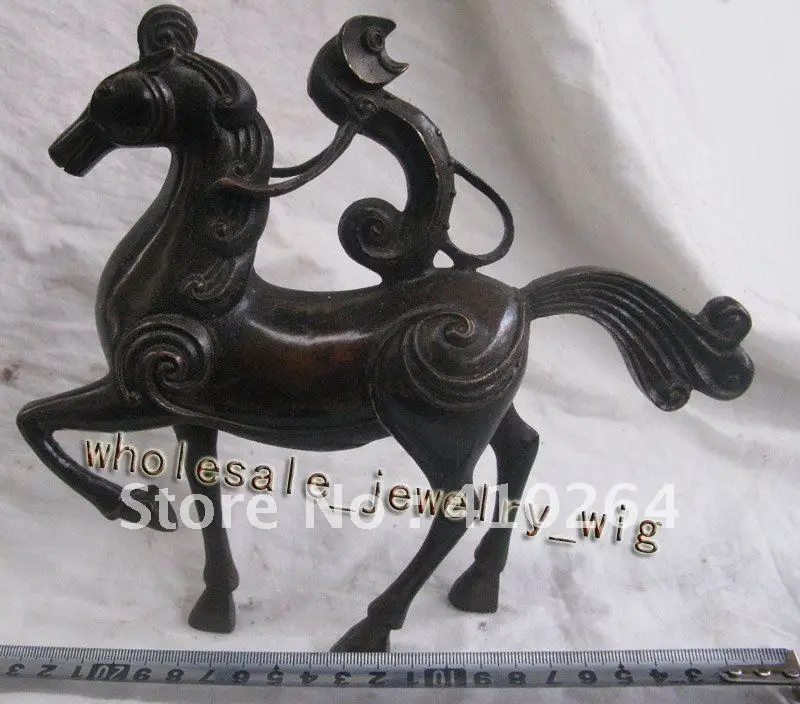 

beautiful mascot Weird horse monkey good luck Everlasting bronze statue