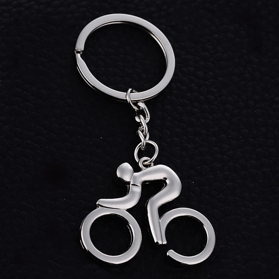 Personality Metal Bike Key Chain Ring Holder Creative Casual Bicycle