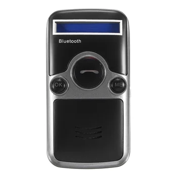 

HEVXM Solar Bluetooth Handsfree Car Kit FM Transmitter Stereo Many Language LCD Display Powered Bluetooth Wireless Speakerer