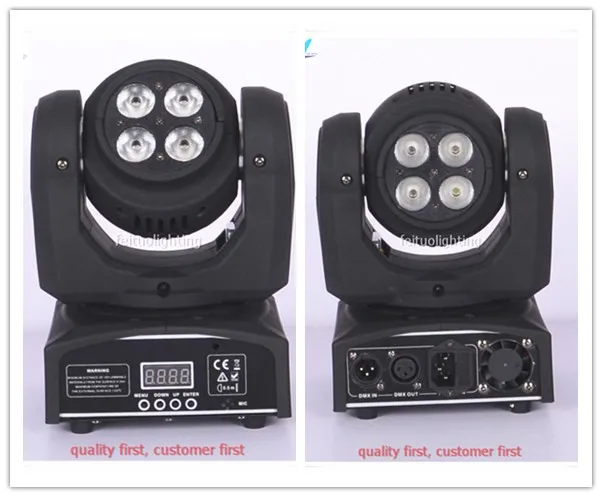 Диско 2 стороны луч движущийся головной свет 8X10 Вт светодиодный движущийся головной свет RGBW 4в1 светодиодный мини Lumiere сценическое мероприятие лампа