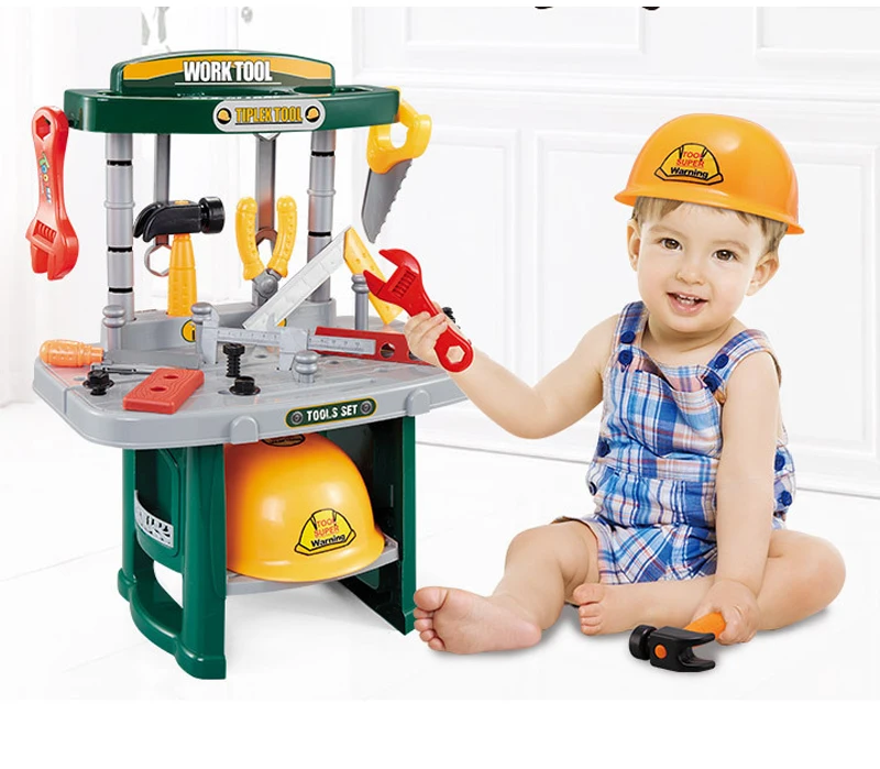 Brinquedos para Crianças Ferramentas de Reparo Nova Ferramenta Fingir Jogar Ambiental Plástico Engenharia Manutenção Brinquedos Presentes D131 4 Nova ferramenta brinquedos para crianças ferramentas de