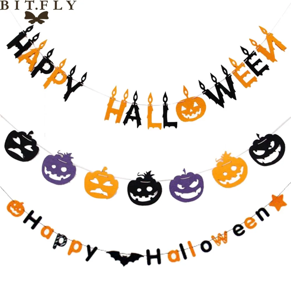 Halloween decoration paper lanterns,pull banners ,paper fan flowers,paper 3D starsand tassel for Party DIY decorations supplies