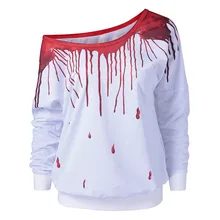 Удобные женские повседневные свободные пуловеры с длинными рукавами и принтом, рубашки, толстовка, Прямая