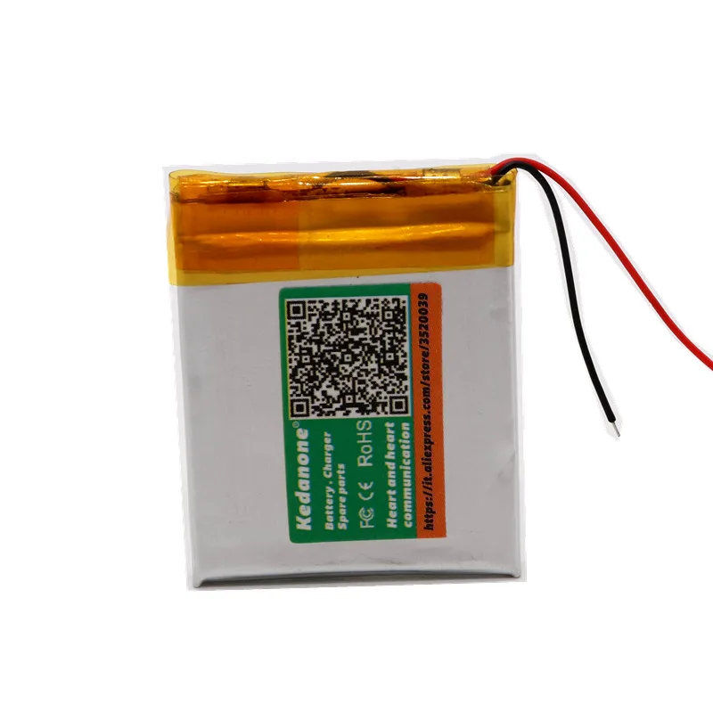 Полимерный аккумулятор 600 mah 3,7 V 503035 умный дом MP3 колонки литий-ионный аккумулятор для dvr gps mp3 mp4 Динамик сотового телефона