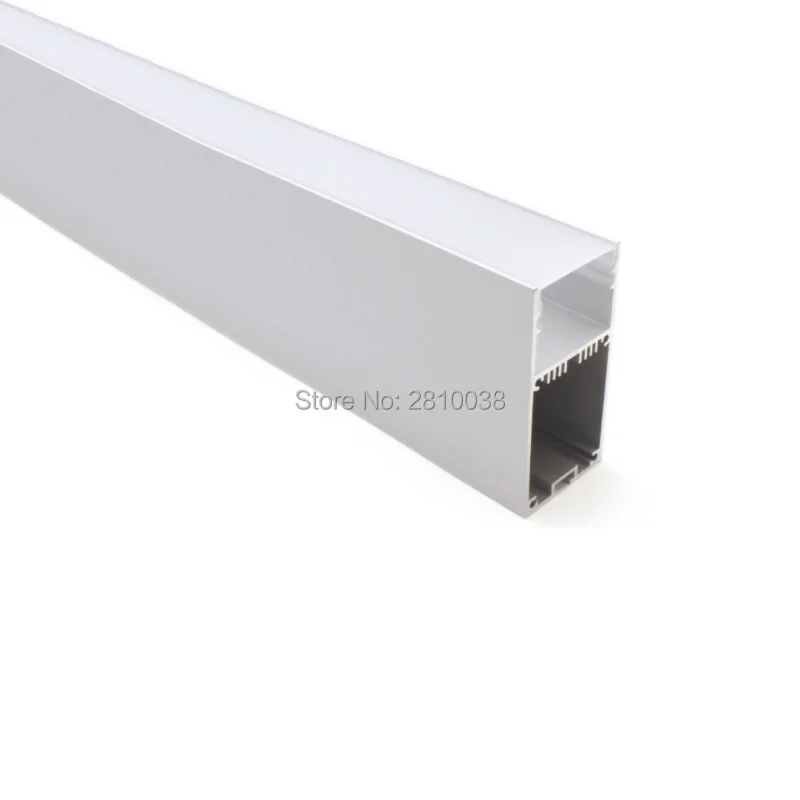 Forma de Extrusão de Alumínio Canal de Alumínio para Pendurar Conjuntos 10×2 M e lot u Perfil Led Super Alto Tamanho Quadrado Levou Lâmpadas