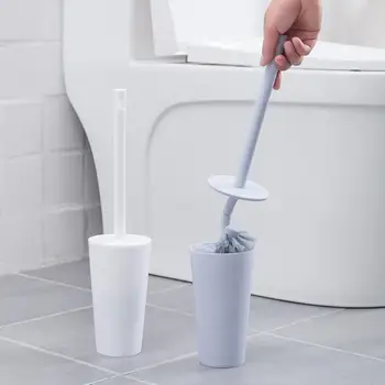 

Long Handle Toilet Brush Holder Set Bathroom Lavatory Cleaning Tool Floor-Standing WC Toilet Cleaning Brush Bathroom Accessories