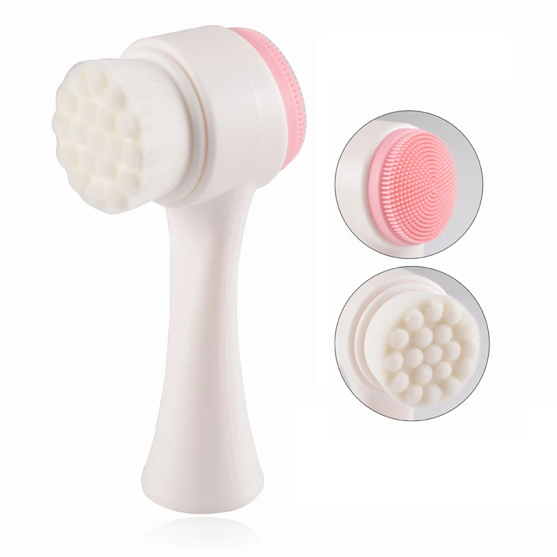 Multifunctional Double Side Facial Washing Brush Manual Face Cleaning