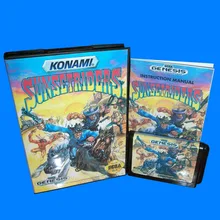 Sunsetrider с коробкой и руководство 16bit MD игровая карта для sega Mega Drive для Genesis