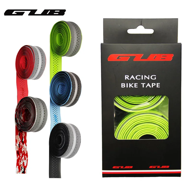 1 Pair Anti Slip Road Bike Silicone Handlebar Tape Bicycle Wet PU