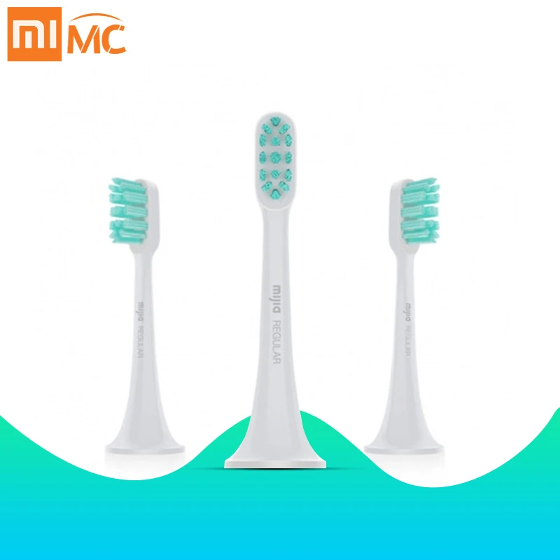 

Xiaomi Sonic Electric Toothbrush Heads 3pcs Replacement Toothbrush Head Mijia APP Control Oral Whitening High-density Ultrasonic