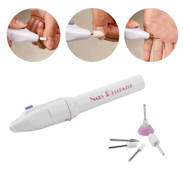 $US $2.73 Electric Nail Grinding Polish Device Professional Mini Nail Beauty Machine Safety Feet Hand