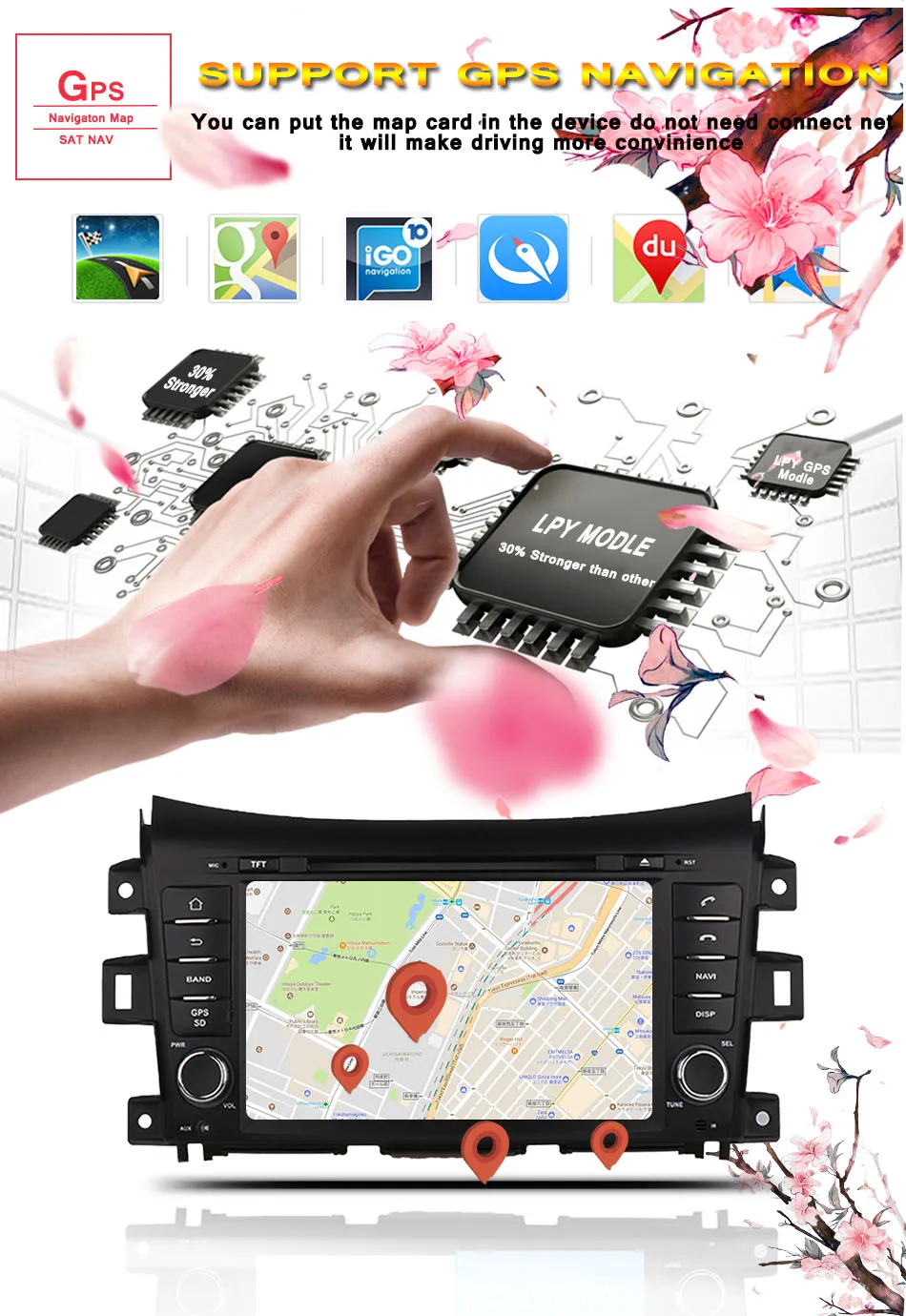 Discount 4G RAM Android 9.0 Car dvd Stereo Player GPS Glonass Navigation for Nissan Navara NP300 2014 2015 2016 2017 -19 Auto Video Audio 6