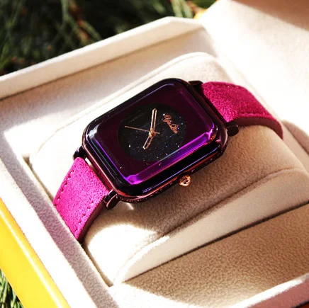 

Luxury brand woman watch sapphire diamond dial business casual fashion waterproof quartz watch relogio masculino
