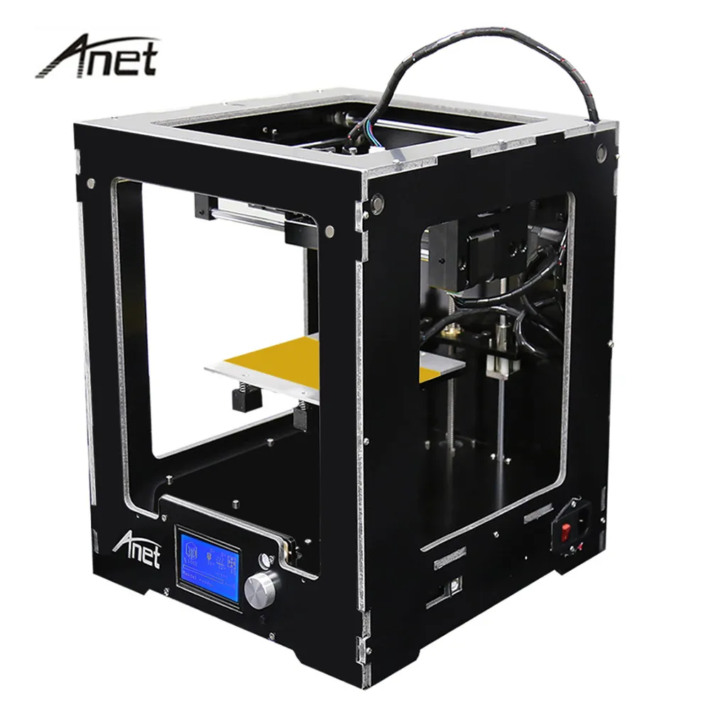 

Anet A3 High Precision Full Aluminum Plastic Frame Assembled 3D Printer LCD Display Support 16GB TF Card
