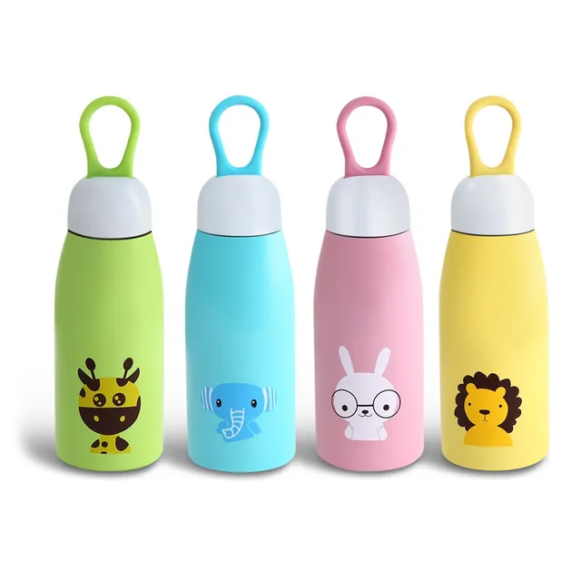 aliexpress com buy 360ml stainless steel thermocup bottle animal 360ml stainless steel thermocup bottle animal portable outdoor sport school kid water bottle vacuum flasks insulated