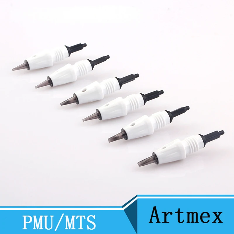 Agulha para v8 Artmex Dr. Caneta a3 Maquiagem Permanente Máquina Tatuagem Agulha Cartucho r1 r3 r5 f5 f7 Agulhas Pmu 50 Pçs v6 v3 14 v3 dr. caneta a3 maquiagem permanente máquina