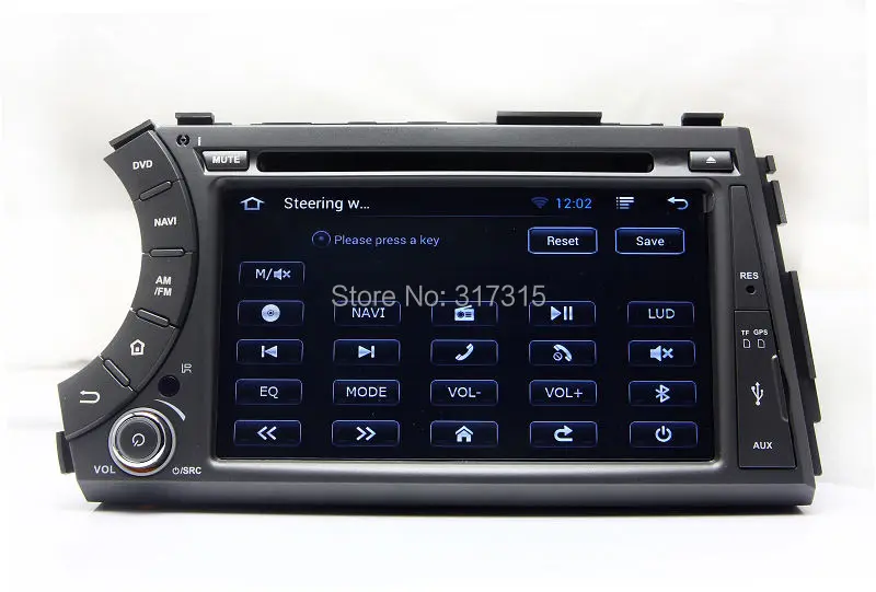 Автомагнитола для Ssangyong Kyron Actyon Android 5 1 DVD плеер с GPS навигацией ТВ BT USB AUX DVR OBD аудио