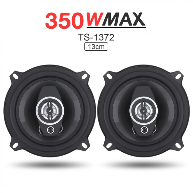 Comprar 2 uds 5 pulgadas 13cm 350W coche Coaxial Audio de coche música  estéreo Frecuencia de rango completo altavoces Hifi