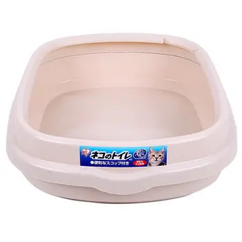 

Pet supplies Cat litter box open cat toilet bowl Size : 18.9 * 15.7 * 5.1 inches