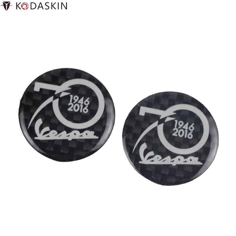 

KODASKIN Motorcycle Logos Emblems Decals & Stickers for Piaggio Vespa 70th Anniversary