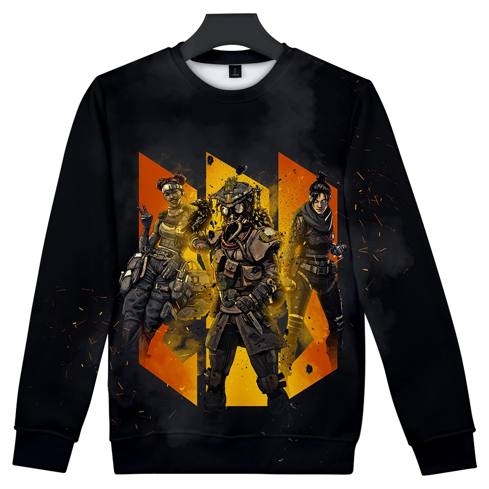 aikooki summer cotton Men 3D cool funny Fashion long-sleeved t shirts Sweatshirt Regular Sweatshirt Mens Clothing