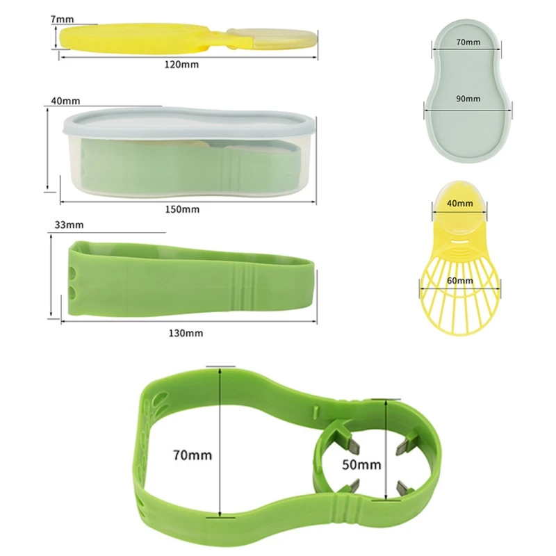 Приспособление для чистки авокадо набор чистящее устройство+ дробилка+ приспособление для удаления косточек фруктов Avocado сохранение коробки Кухонные гаджеты
