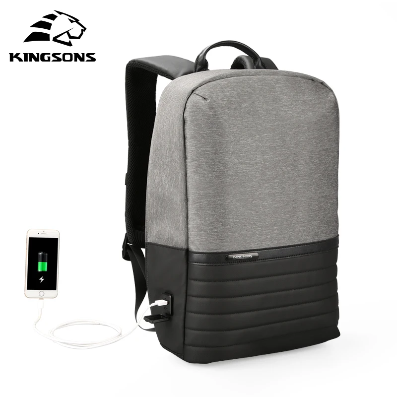 

Kingsons 2017 Men Male Canvas Backpack College Student School Backpack Bags for Teenagers Mochila Casual Rucksack Travel Daypack