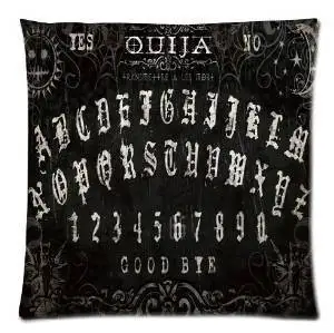 

Ouija Board printing Pillowcase 35x35 cm Zippered Pillow Cover
