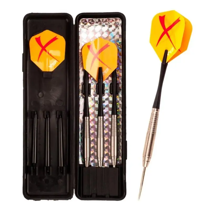 

3pcs/set 24g Professional 95% Tungsten Steel Tip Darts With Nice Case For Professional Dartboard Games