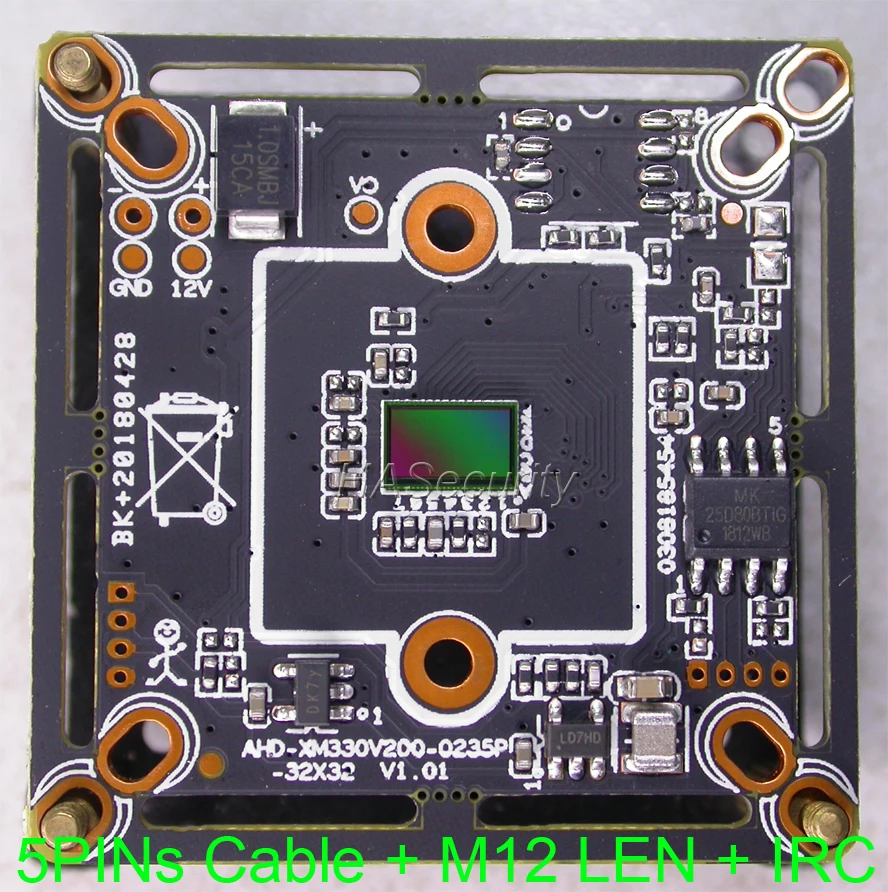 Φ (1080P) 1/2.7 &quotSmartSens SC2235 CMOS датчик изображения + ISP330 (XM330) AHD H Модуль платы IRC объектив 5
