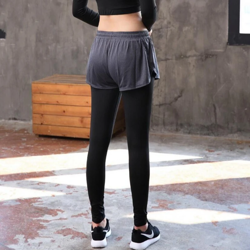 Женские спортивные штаны для фитнеса, тонкие тренировочные штаны для бега, сетчатые быстросохнущие брюки