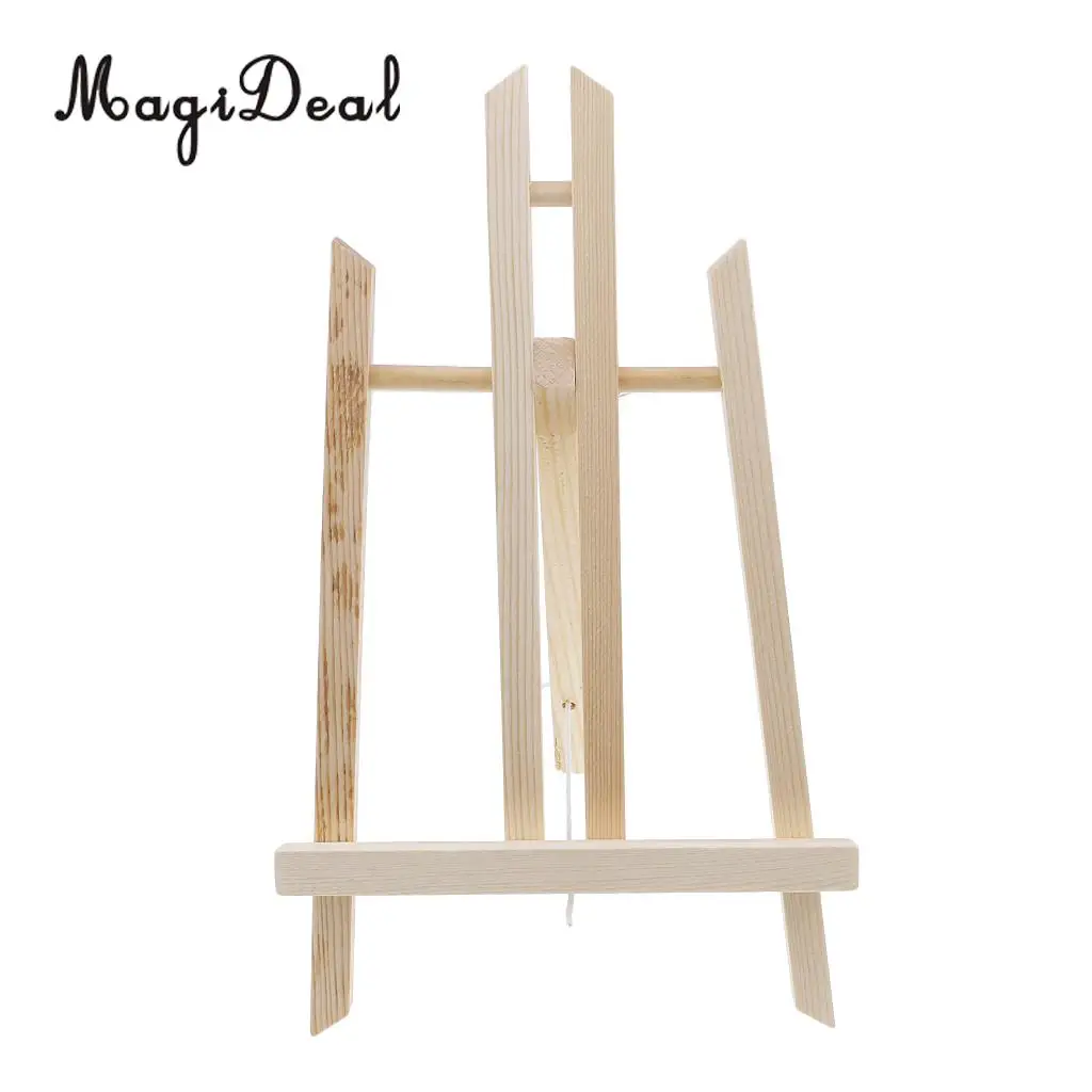 Foldable Wooden Desk Tabletop Easel Canvas Picture Photo Stand Display Holder for Artist Children Kids Painting 30cm