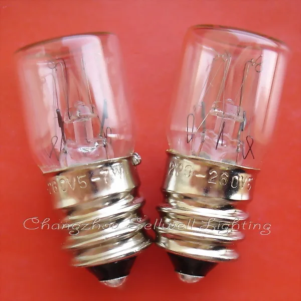 Miniature lamp 220/260V 5/7W E14 A672 GOOD 10pcs sellwell lighting