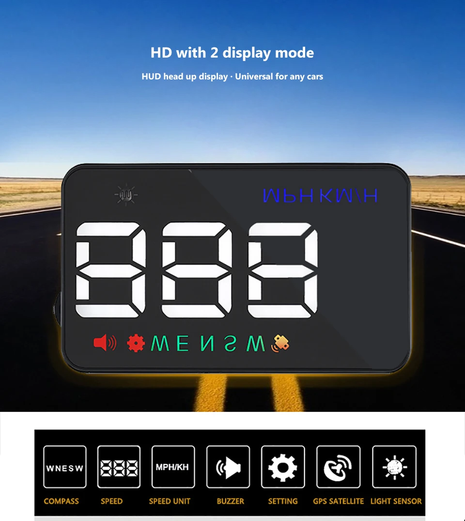 обзор бортового компьютера hud с gps 5 режимный. автомобильный проектор hud a5 hud. бортовой компьютер gps-дисплей мощн hud obd2. Hud дисплей gps. Hud проектор скорости на лобовое стекло автомобиля gps.