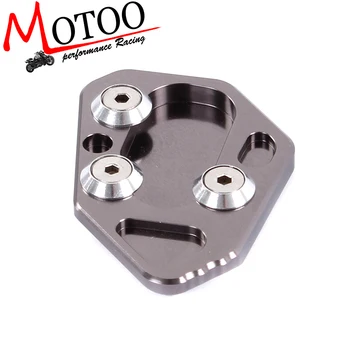 

Motoo - CNC Aluminum Motorcycle Side Stand Pad Enlargement Plate Kickstand Extension for BMW F800R HP2 R1200S