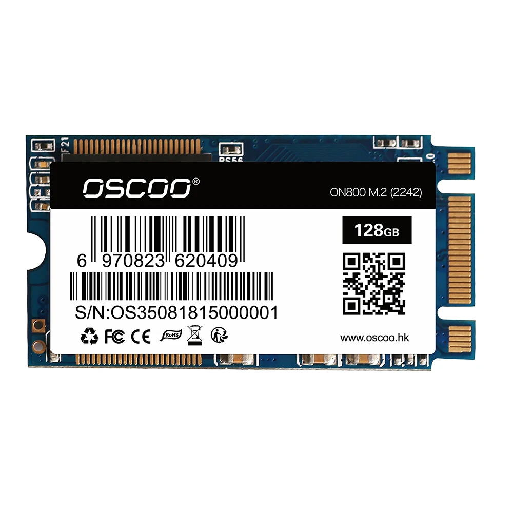 OSCOO SSD M2 NGFF/M.2 2242 ноутбук SSD 64 Гб 128 ГБ 256 ГБ твердотельный Диск высокоскоростной SATA3 m.2 ssd