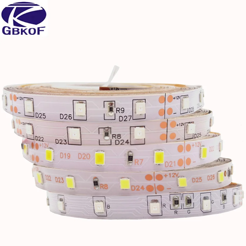 

Hot sale 5M 300Leds waterproof RGB Led Strip Light 3528 5050 DC12V 60Leds/M Fiexble Light Led Ribbon Tape Home Decoration Lamp