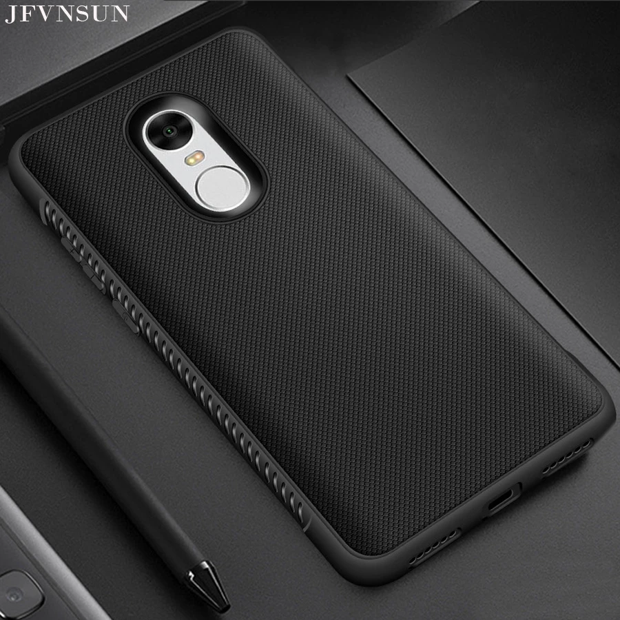 

xiaomi Redmi 5 Plus Case on Redmi 5 Plus Case on Redmi Note 4 X 4X Global Version Case Anti Slip Matte Silicone Protective Cover