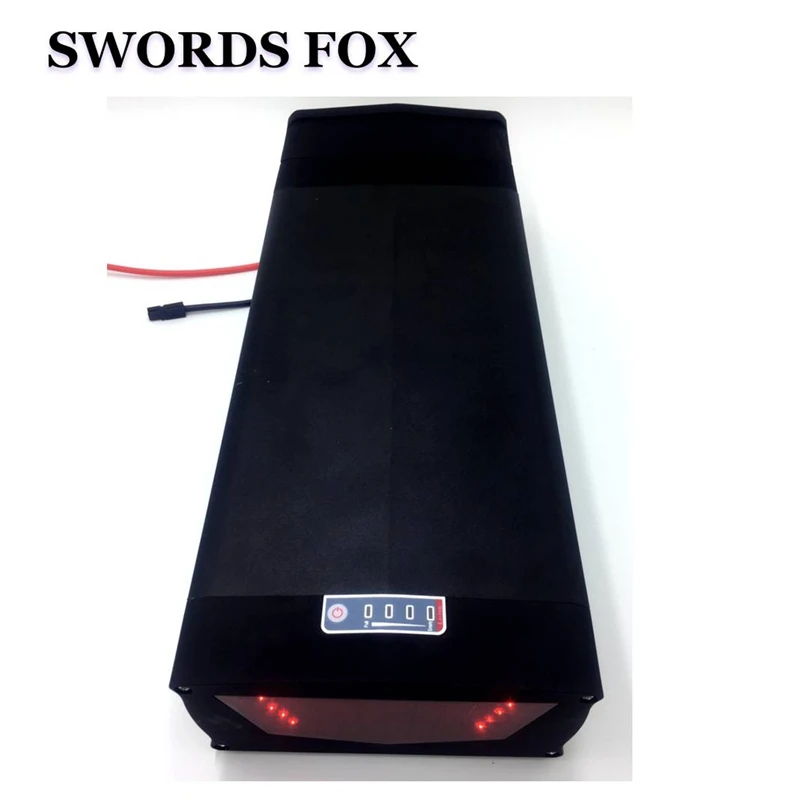 Top SWORDS FOXS Great 48V 20Ah 1000W Lithium ion Electric Bike Battery USB Port 48V 21ah Battery With Tail Light 5