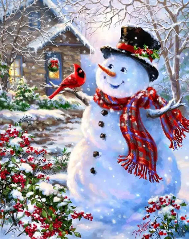snowman in winter 5