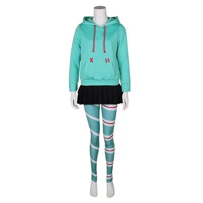 

New Halloween Cosplay Vanellope Wreck It Ralph Von Schweetz Sugar Game Cosplay Cosplay Costume