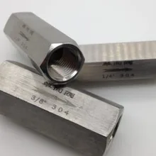 Ss 304 1/8 ''внутренней резьбой из нержавеющей стали обратный клапан 1/8 дюйма вертикальные и горизонтальные односторонней клапан высокой температуры- возврат