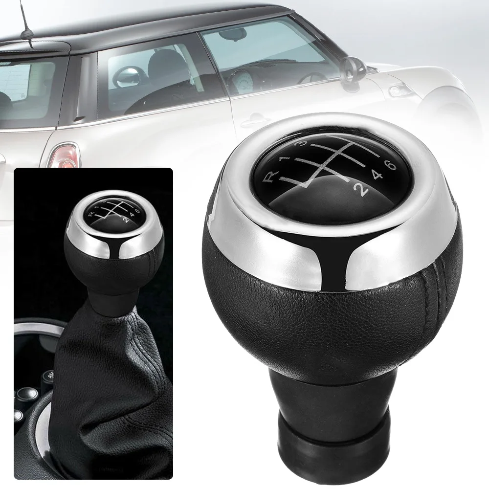 6 Speed Gear Stick Shift Knob For Mini Cooper R55 R56 R57 R58 R59 F54 F55 F56 F57 for COUNTRYMAN R60 R61