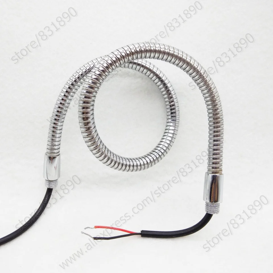 2pc 10pc Dia 8mm LED Gooseneck 10 15 20 25 30 40 50CM Desk Lamp Soft light Flexible Hose LED Table lamp holder lights Metal Pipe