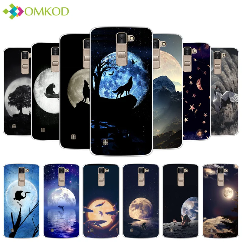 

5.0" For LG K8 Case For LG K8 Lte K350 K350E K350N K 8 4G Protective Phone Shell Transparent Silicon Lunar Back Cover Skin Bag