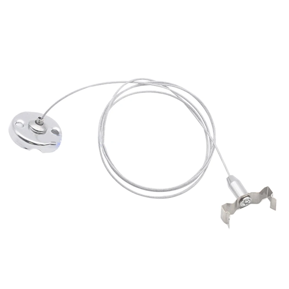 T5T8 Bracket Hanging Wire Sling Rope With Stainless Steel Fixed 1m 2m 3m Office Engineering Ceiling Lighting Accessories | Обустройство