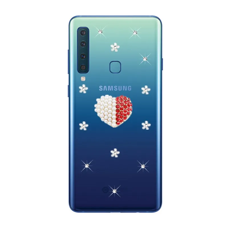 Для samsung Galaxy A9S чехол A9200 Love дизайн прозрачный силиконовый 6 3 &quotчехол для телефона