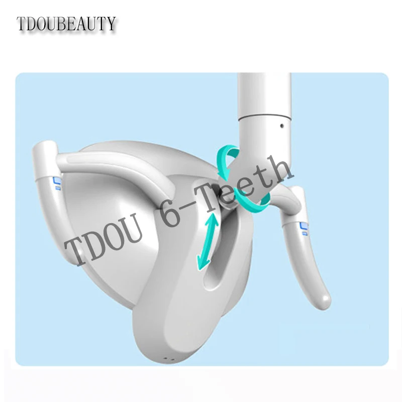 COXO CX249-23 СВЕТОДИОДНЫЙ Бестеневые ТТ, Стоматологическая лампа с 6 высокое Мощность светодиодный лампы сенсорная кнопка и датчик ручкой и двойным контролем, Переключатель Регулируемая 22 мм
